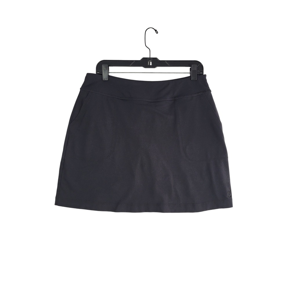FootJoy Black Performance Golf Skort Active Skirt M Zip Pocket Tennis Pickleball